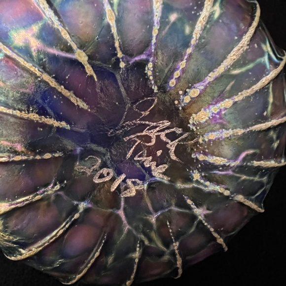 JACK PINE, Artist Signed Multi-colored Decorative Gourd - Picture 5 of 8